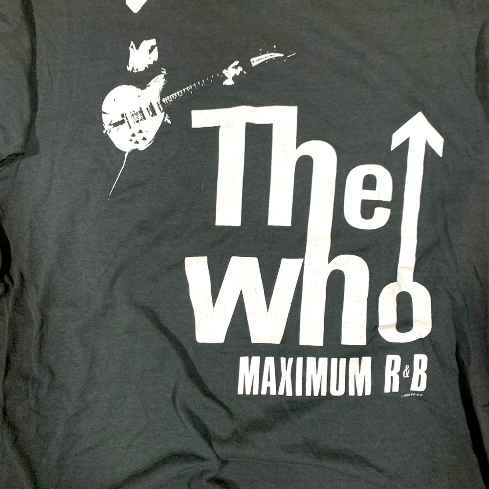 The Who-Maximum Rock and Roll-1989-tour shirt-1989